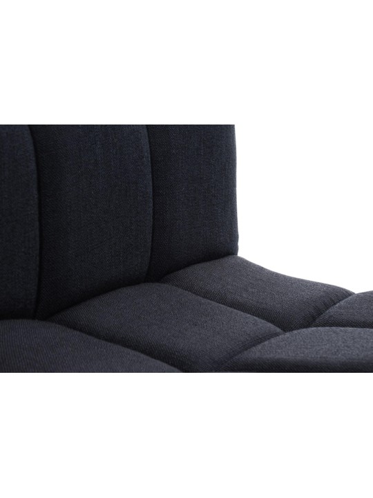 Set van 2 barkrukken Peru FABRIC C, zwart