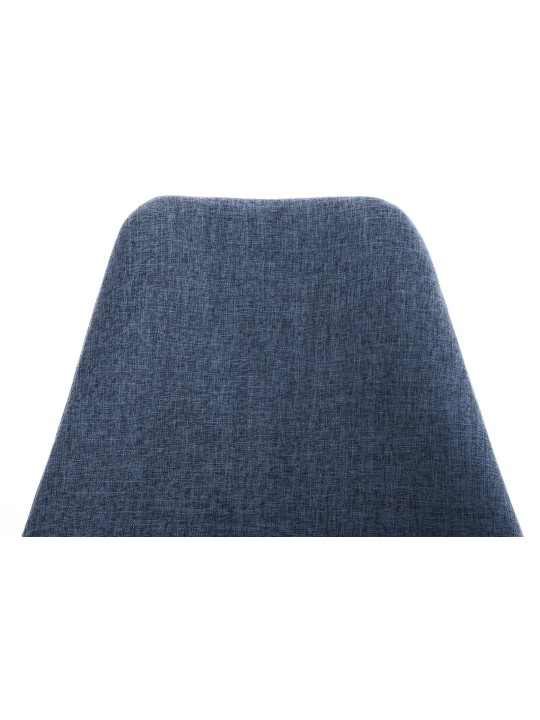 Stoel Pegleg Stof Vierkant, blauw Stoel Pegleg Stof Vierkant, blauw