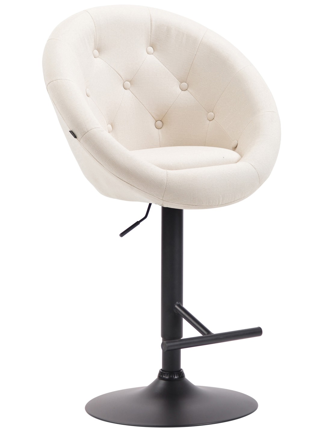 Barkruk London V2 stof, crème