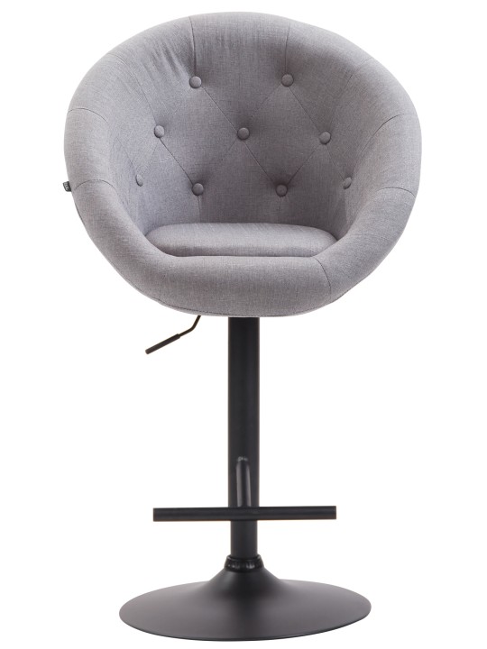 Barkruk London V2 stof, grijs