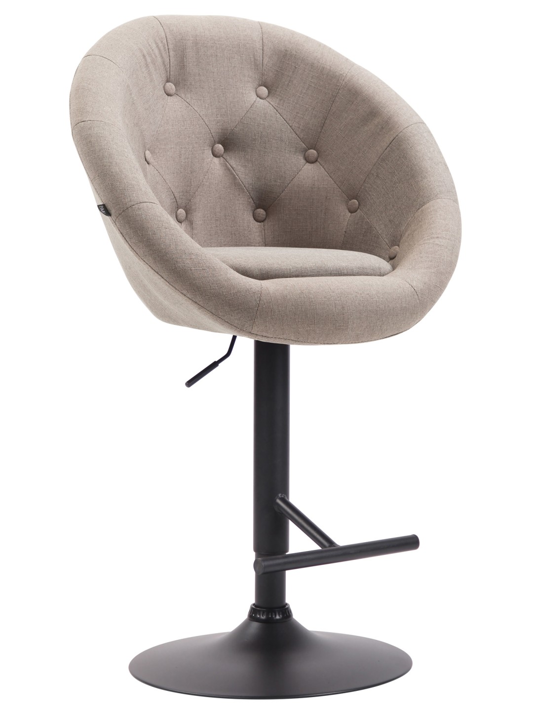 Barkruk London V2 stof, taupe