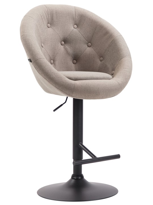 Barkruk London V2 stof, taupe