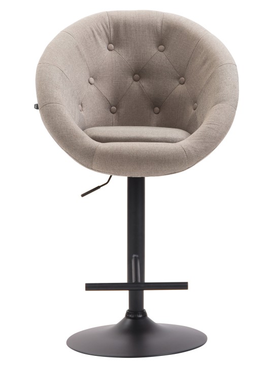 Barkruk London V2 stof, taupe