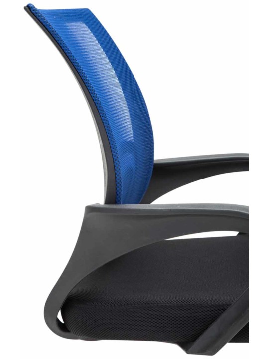 Set van 2 bezoekersstoelen Eureka, blauw