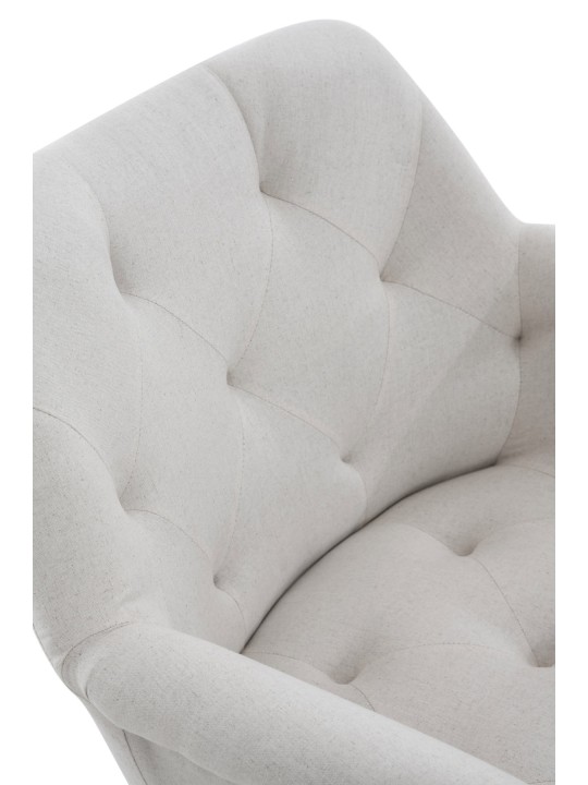 Eetkamerstoel Langford stof, beige