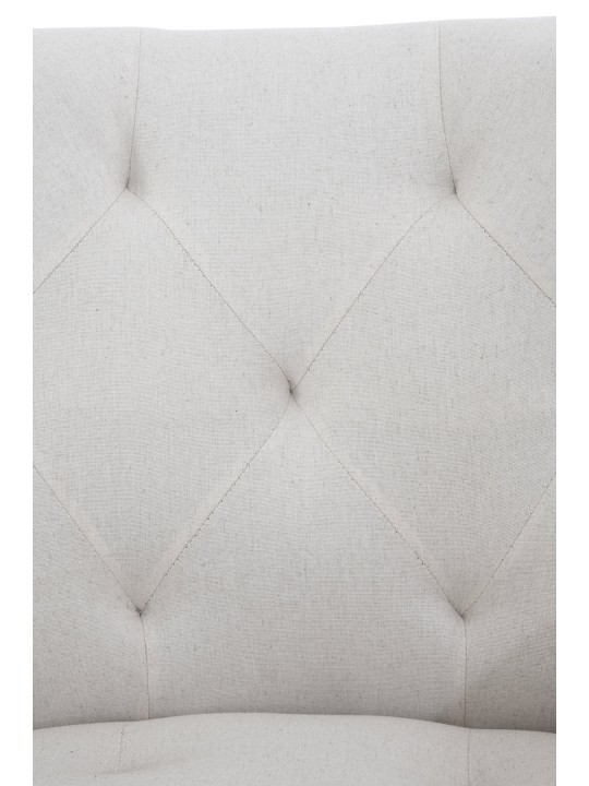 Eetkamerstoel Langford stof, beige