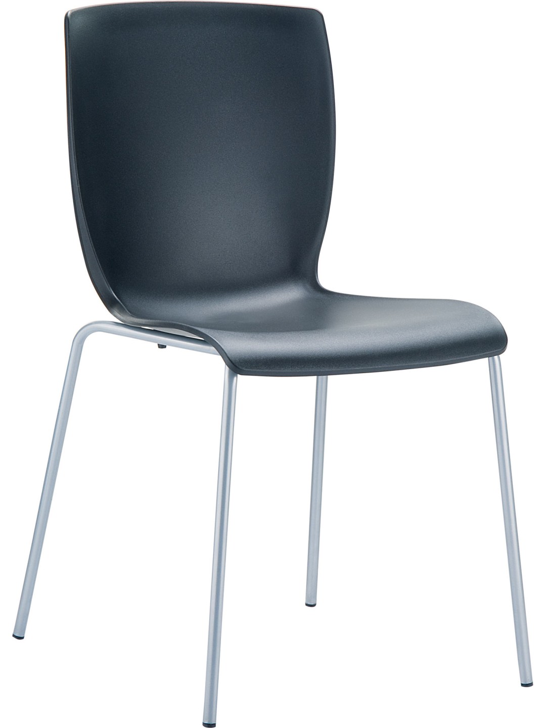 Set van 2 stoelen MIO, zwart