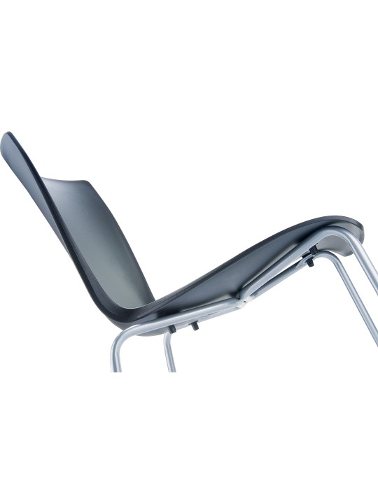 Set van 2 stoelen MIO, zwart