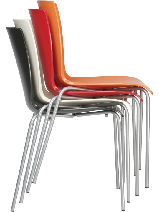 Set van 2 stoelen MIO, zwart