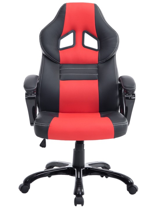 Bureaustoel Pedro, zwart/rood