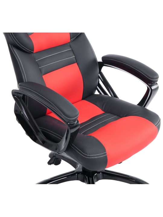 Bureaustoel Pedro, zwart/rood