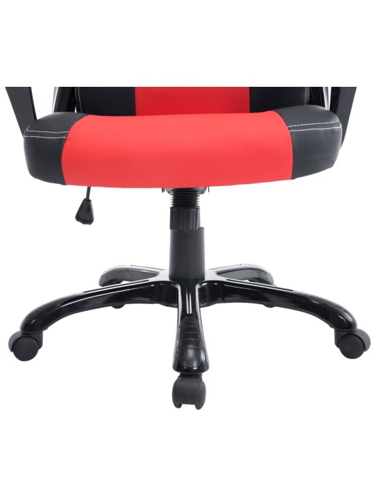 Bureaustoel Pedro, zwart/rood