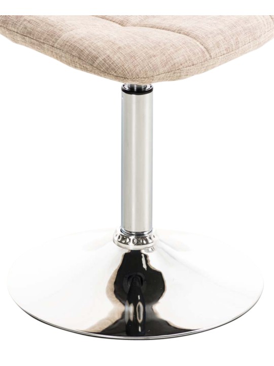 Set van 2 stoelen Emil stof, crème