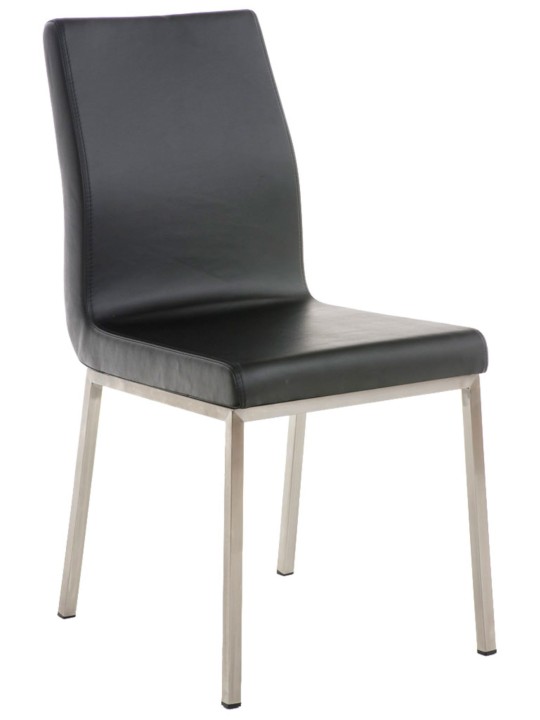 Set van 2 eetkamerstoelen Colmar, zwart