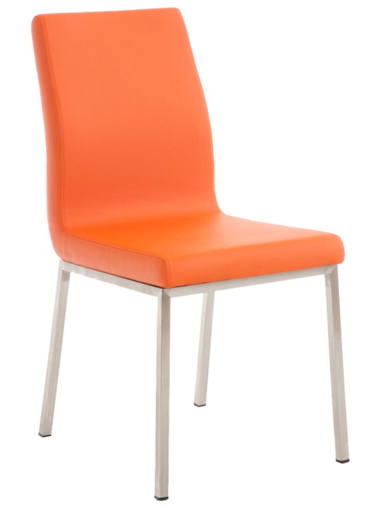 Set van 2 eetkamerstoelen Colmar, oranje