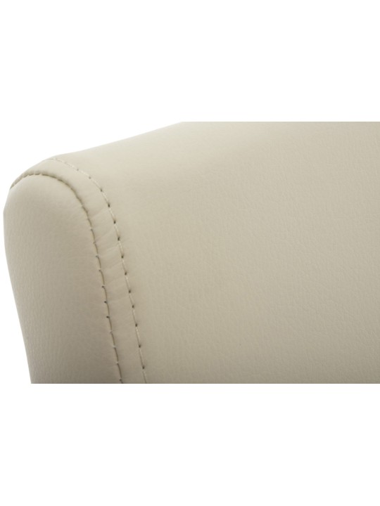 Set van 2 eetkamerstoelen Colmar, crème