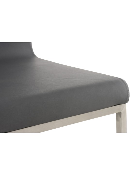 Set van 2 eetkamerstoelen Colmar, grijs