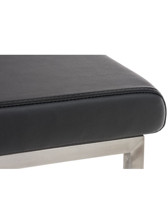 Set van 2 eetkamerstoelen Colmar, zwart