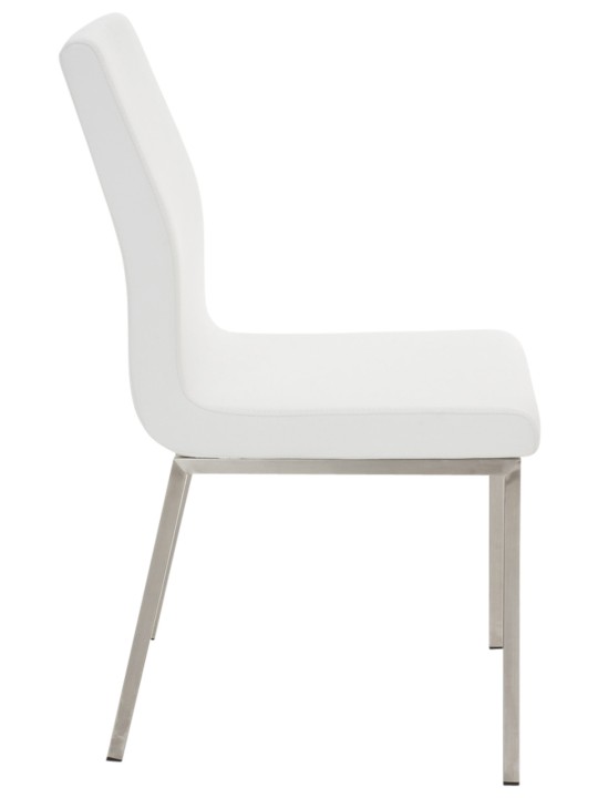 Set van 2 eetkamerstoelen Colmar, wit