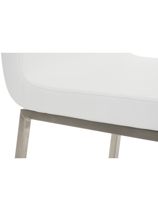 Set van 2 eetkamerstoelen Colmar, wit