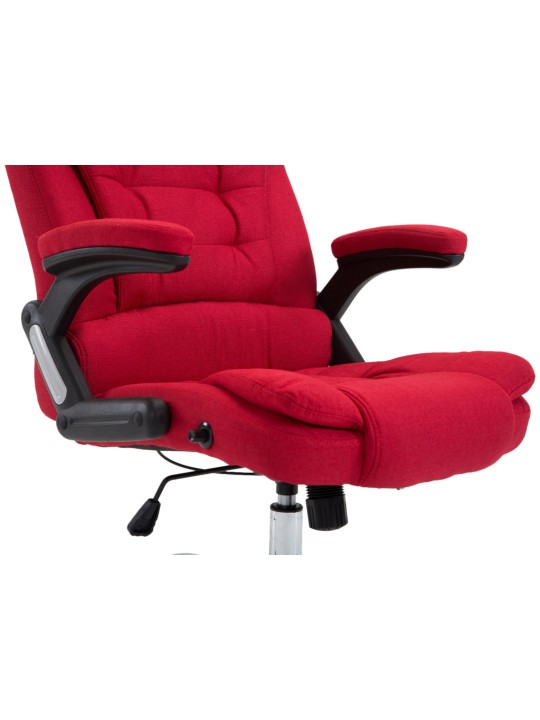 Bureaustoel Thor stof, rood