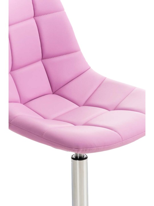 Set van 2 stoelen Emil kunstleer, roze