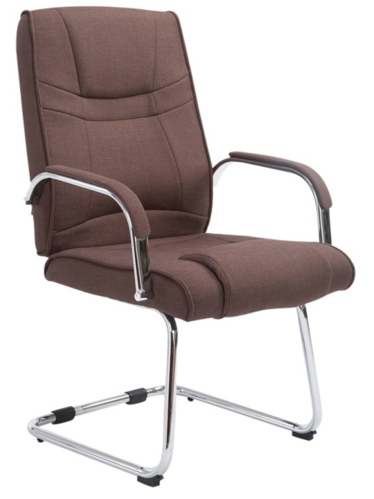 Set van 2 stoelen Attila stof, bruin Set van 2 stoelen Attila stof, bruin