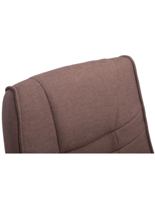Set van 2 stoelen Attila stof, bruin Set van 2 stoelen Attila stof, bruin