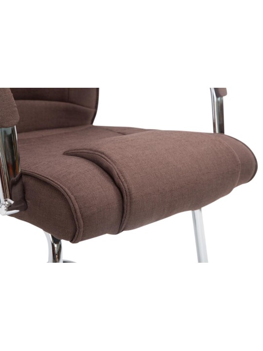 Set van 2 stoelen Attila stof, bruin Set van 2 stoelen Attila stof, bruin