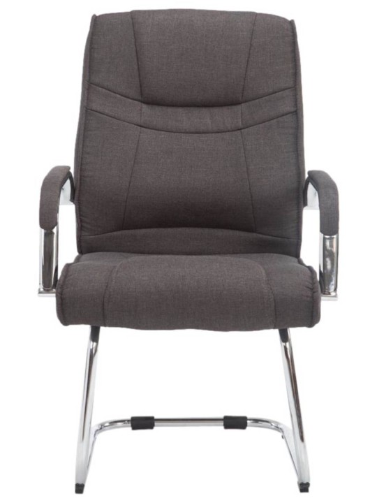 Set van 2 stoelen Attila stof, donkergrijs