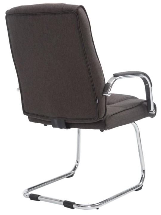 Set van 2 stoelen Attila stof, donkergrijs