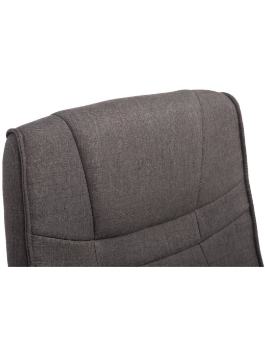 Set van 2 stoelen Attila stof, donkergrijs