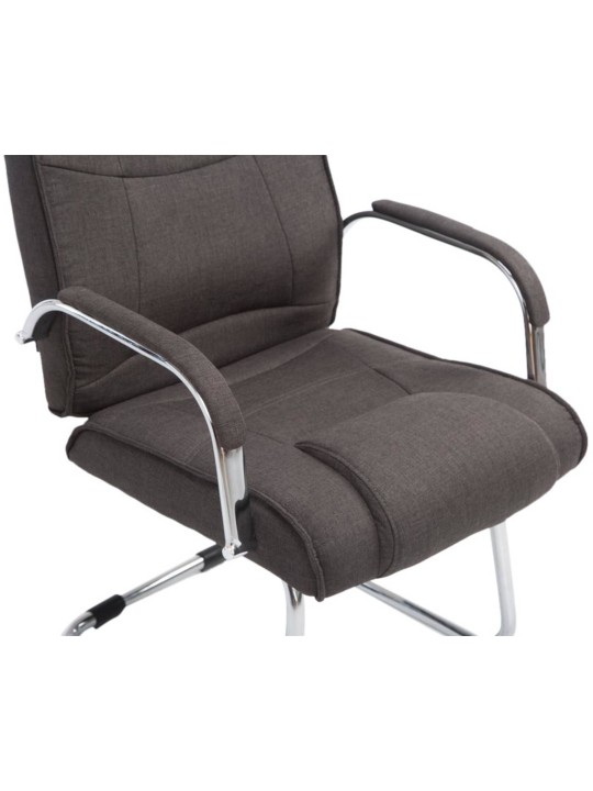 Set van 2 stoelen Attila stof, donkergrijs