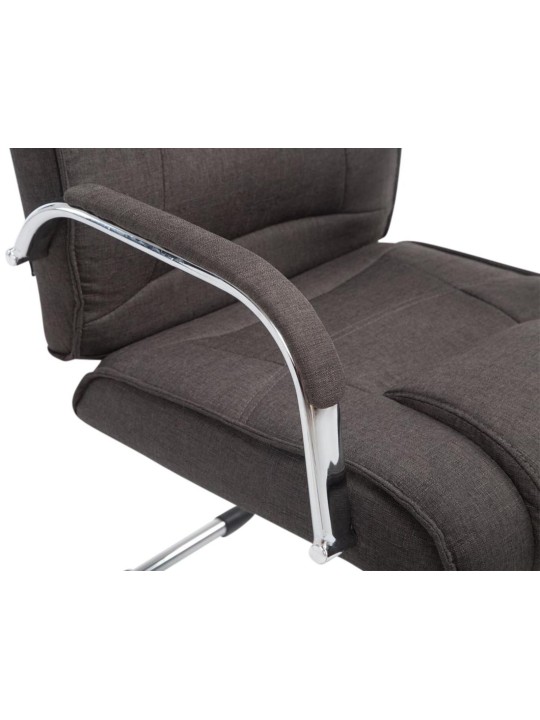 Set van 2 stoelen Attila stof, donkergrijs