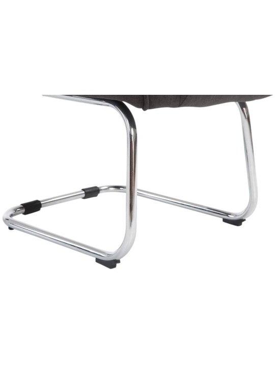 Set van 2 stoelen Attila stof, donkergrijs