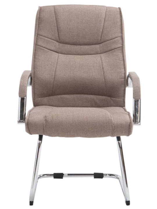 Set van 2 stoelen Attila stof, taupe