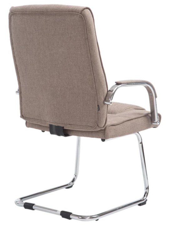 Set van 2 stoelen Attila stof, taupe