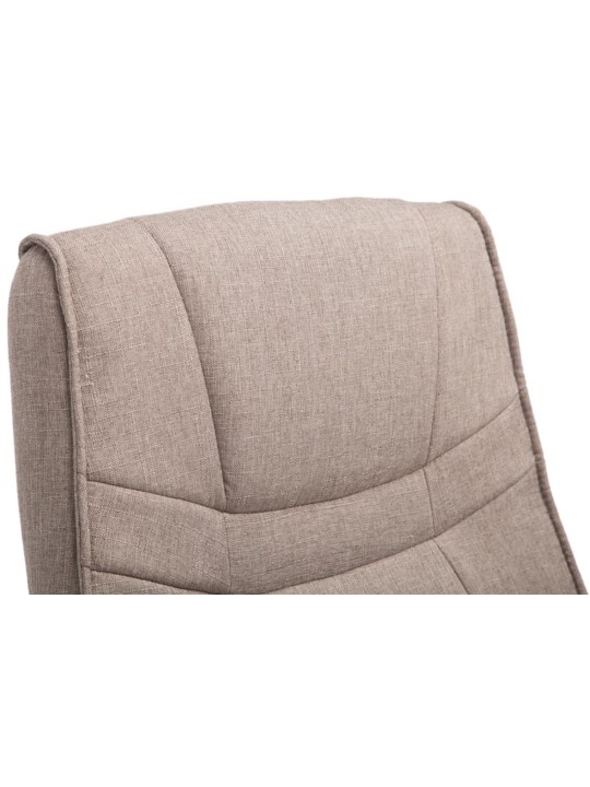 Set van 2 stoelen Attila stof, taupe