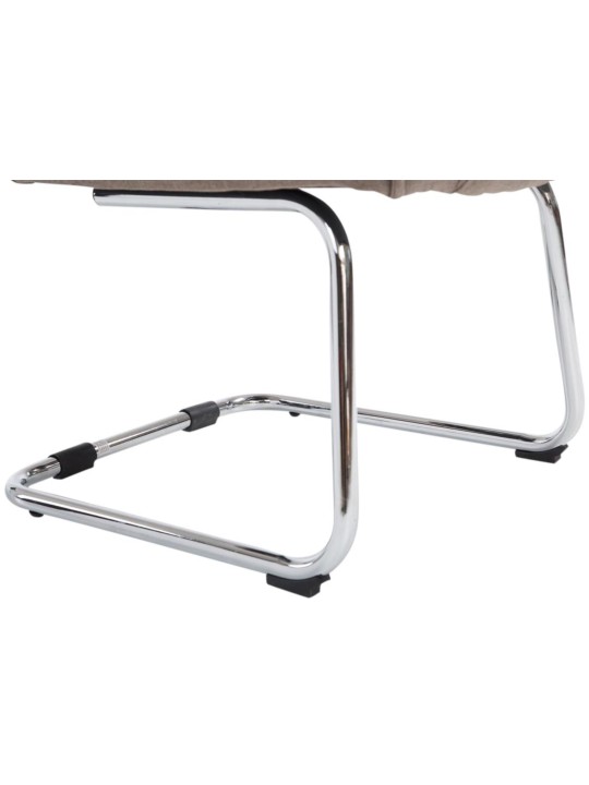 Set van 2 stoelen Attila stof, taupe