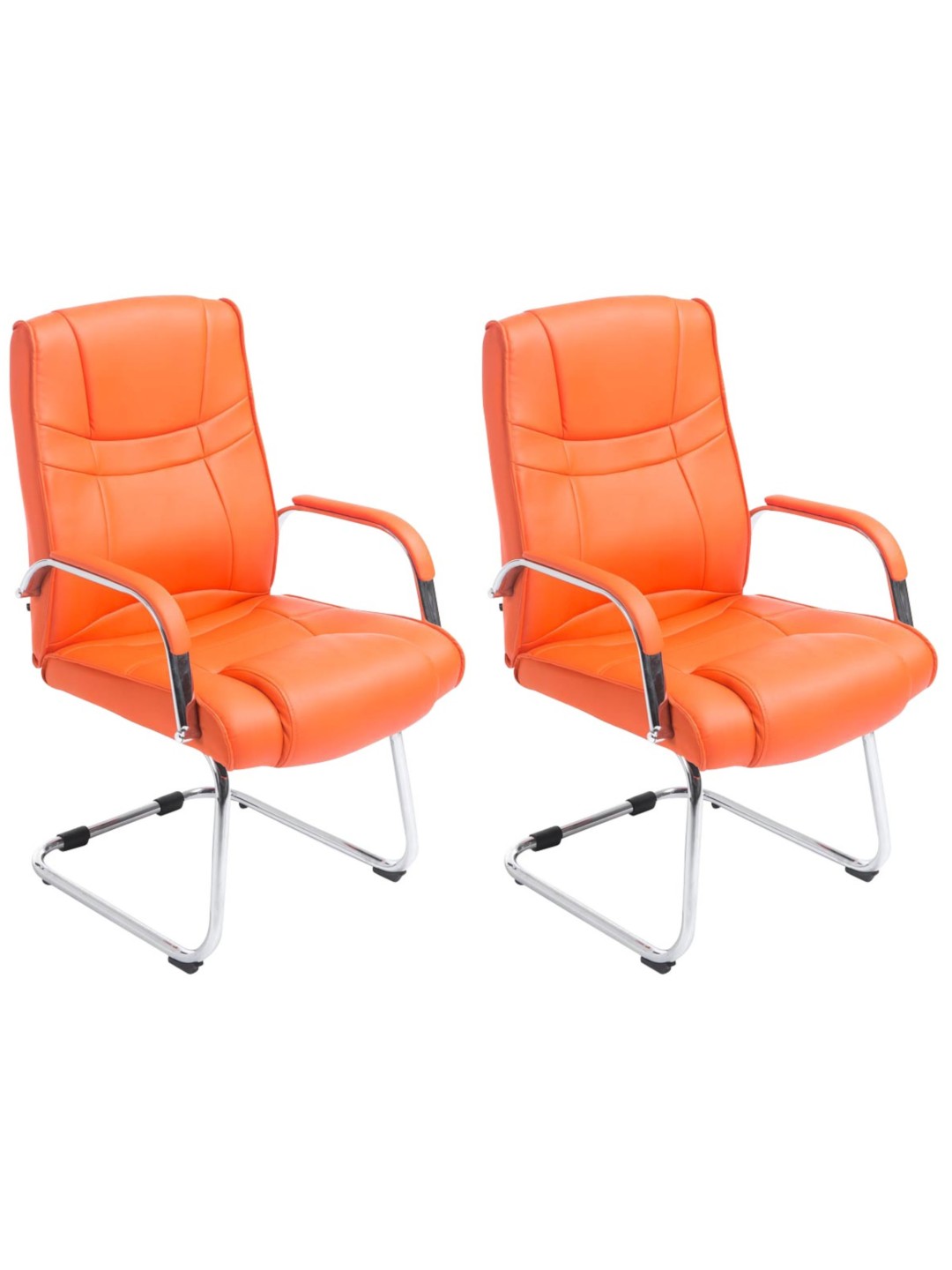 Set van 2 stoelen Attila, oranje