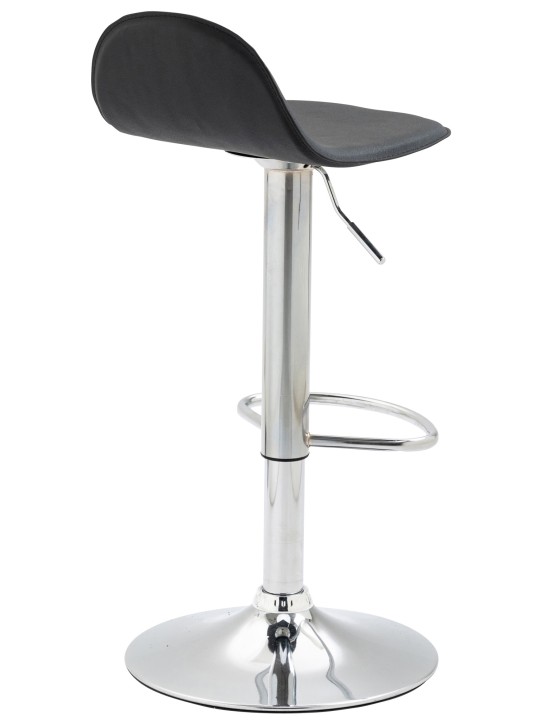 Set van 2 barkrukken Lana V2 chroom, zwart