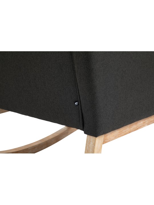 Schommelstoel Dream stof, donkergrijs