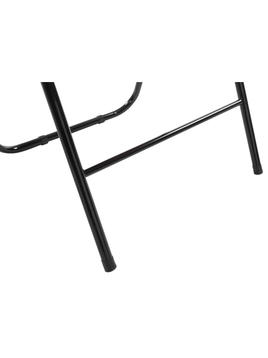 Set van 4 klapstoelen Felix, rood/zwart