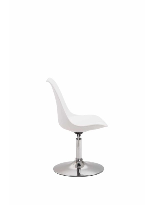 Set van 4 eetkamerstoelen Maverick C kunststof, wit