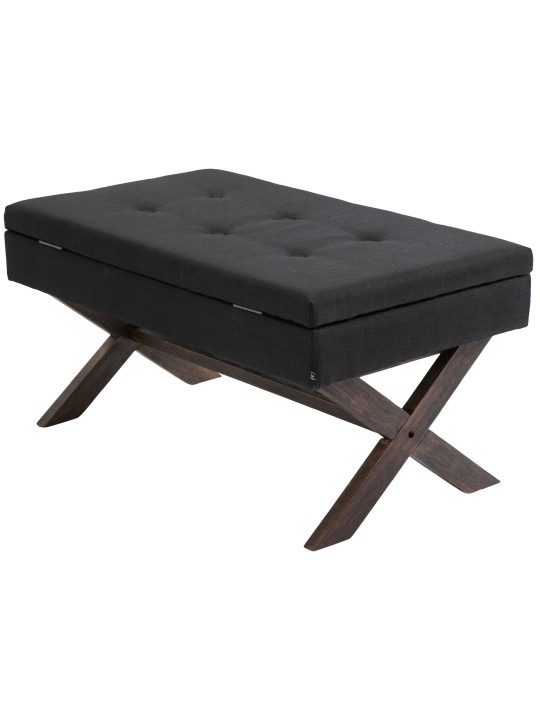 Bank Namaro stof antiek, zwart Bank Namaro stof antiek, zwart