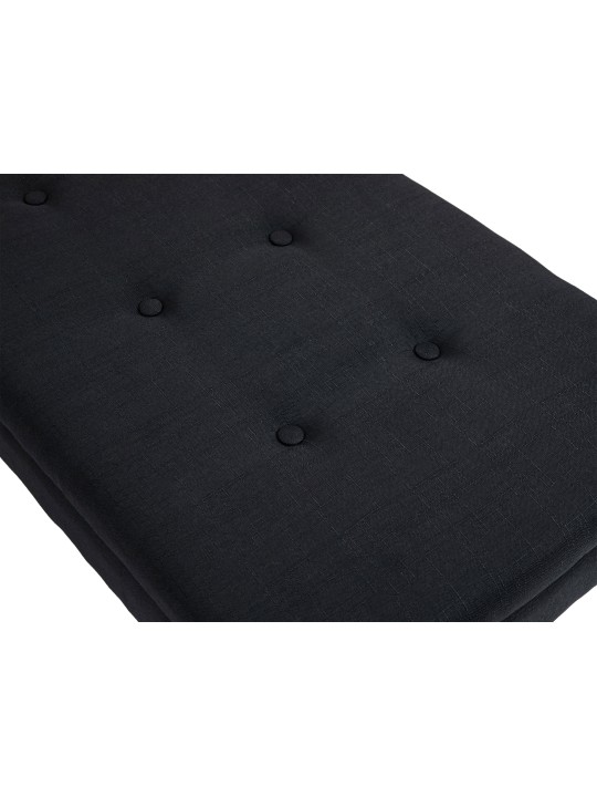 Bank Namaro stof antiek, zwart Bank Namaro stof antiek, zwart