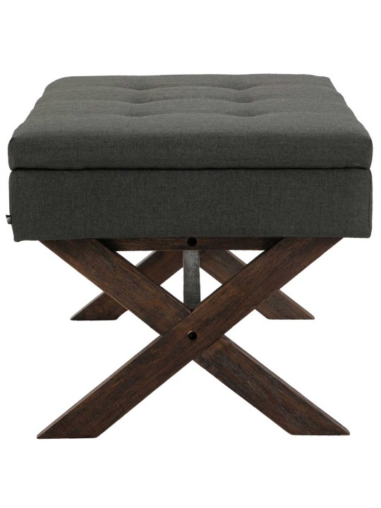 Bank Namaro stof antiek, donkergrijs Bank Namaro stof antiek, donkergrijs