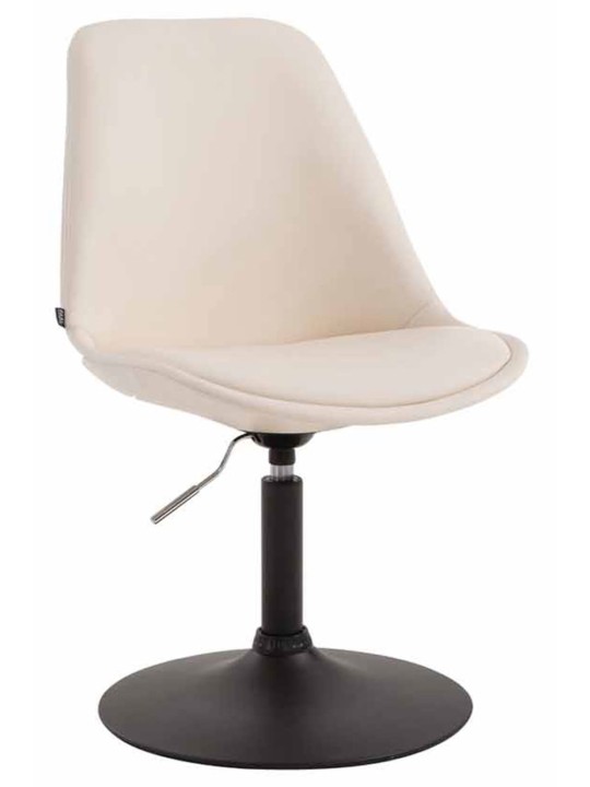 Set van 4 eetkamerstoelen Maverick B kunstleer, crème