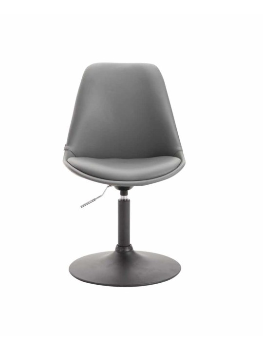 Set van 4 eetkamerstoelen Maverick B kunstleer, grijs