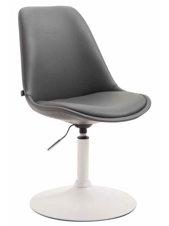 Set van 4 eetkamerstoelen Maverick W kunstleer, grijs